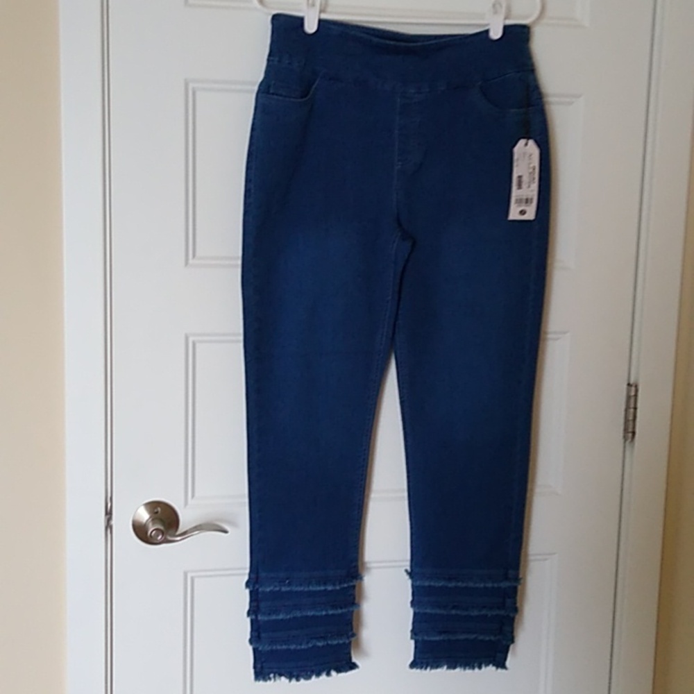 Lula B Frayed Denim Jeans - NWT